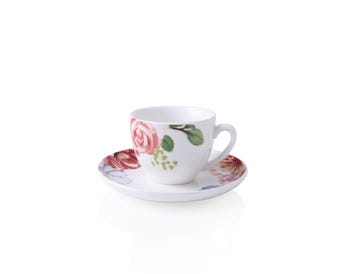 FLORY COFFEE CUP + SAUCER