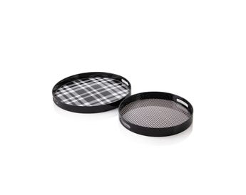 TUNATI SERVING TRAY SET OF 2 - ASSORTED COLORS