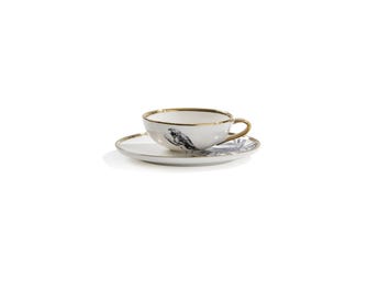 MIZENGO COFFEE CUP WITH SAUCER