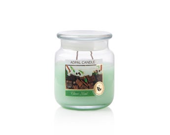 CHOCO MINT SCENTED CANDLE JAR SMALL