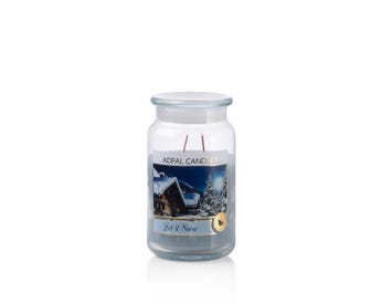 LET IT SNOW SCENTED CANDLE JAR LARGE