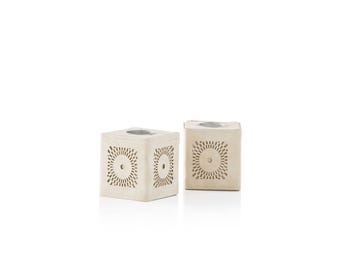 Lucent Candle Holder Set Of 2