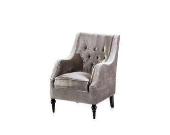 BEVICA GREY RECEPTION CHAIR