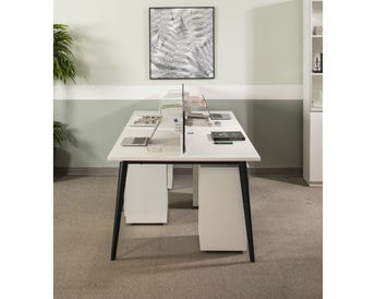 CRUCIS OFFICE WORKSTATION 4 PERSONS 240CM