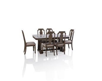 ZUMALA DINING TABLE SET 6 CHAIRS + SIDEBOARD