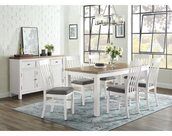 WESTCONI DINING TABLE SET 6 CHAIRS + BUFFET