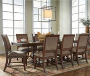 WINDVILLE DINING TABLE SET 8 CHAIRS