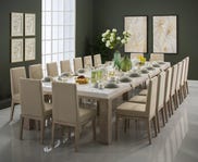 CAPRI DINING TABLE SET 18 CHAIRS