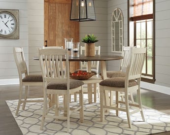 BOLANBURG DINING TABLE SET 6 CHAIRS