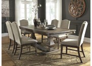 JOHNELLE DINING TABLE SET 8 CHAIRS + BUFFET